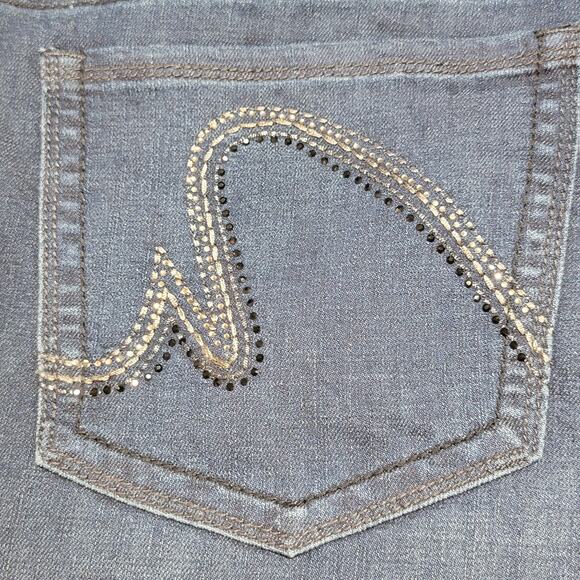 Melissa McCarthy X Seven7 Slim Boot Dark Wash Denim Jeans - Size 24W NWT - Picture 6 of 12